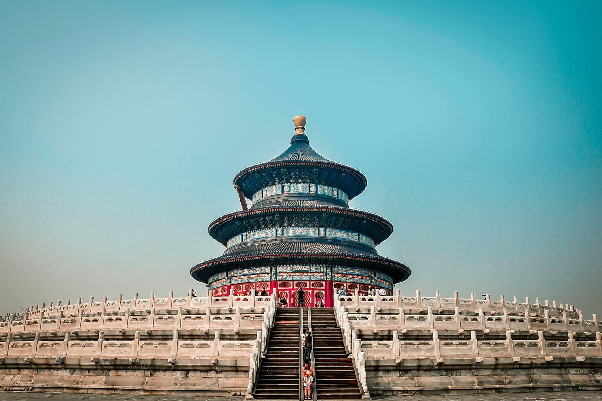 Die Halle des Erntegebets im Himmelstempel in Peking