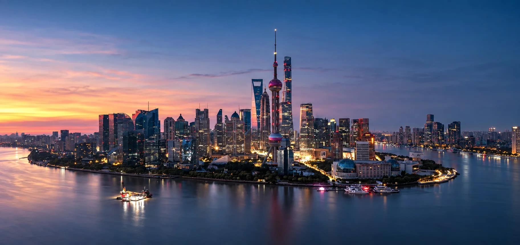 Shanghai skyline for the LocalKey China Guide
