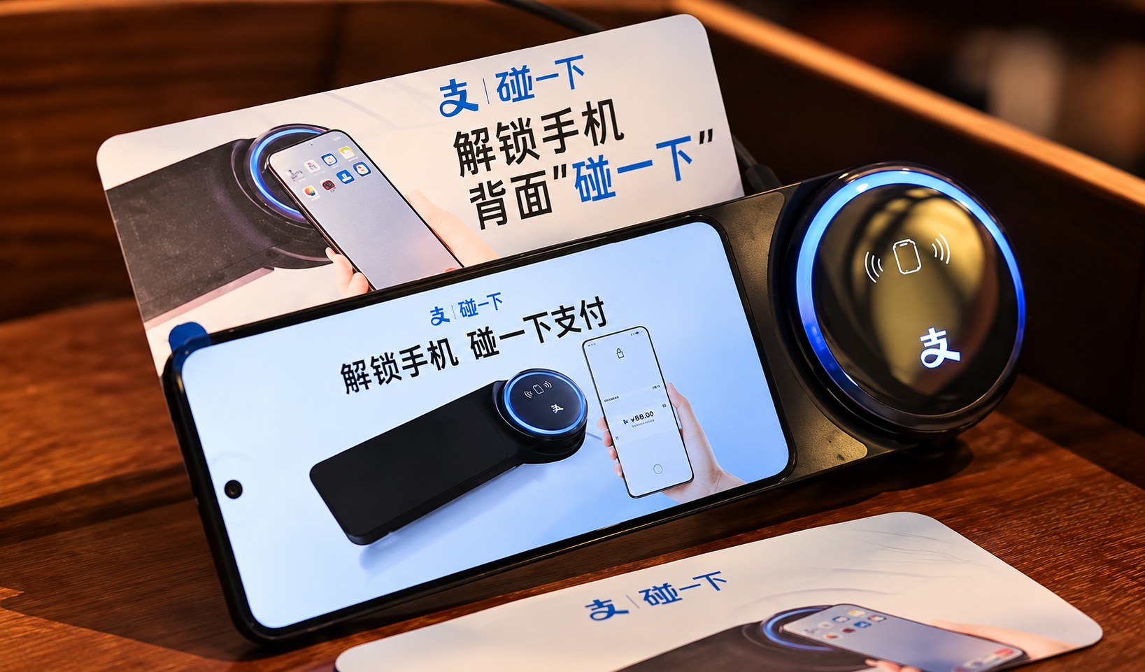 Alipay contactless tap payment, unlock and pay by tapping the back of the phone